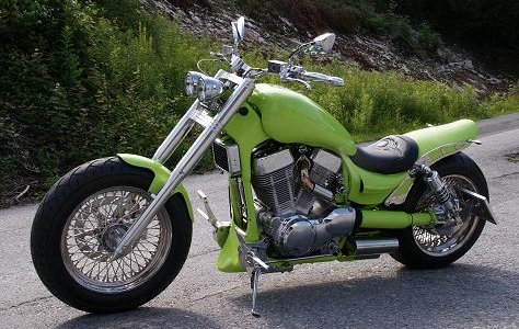 Suzuki VS 1400 Intruder Green Mamba